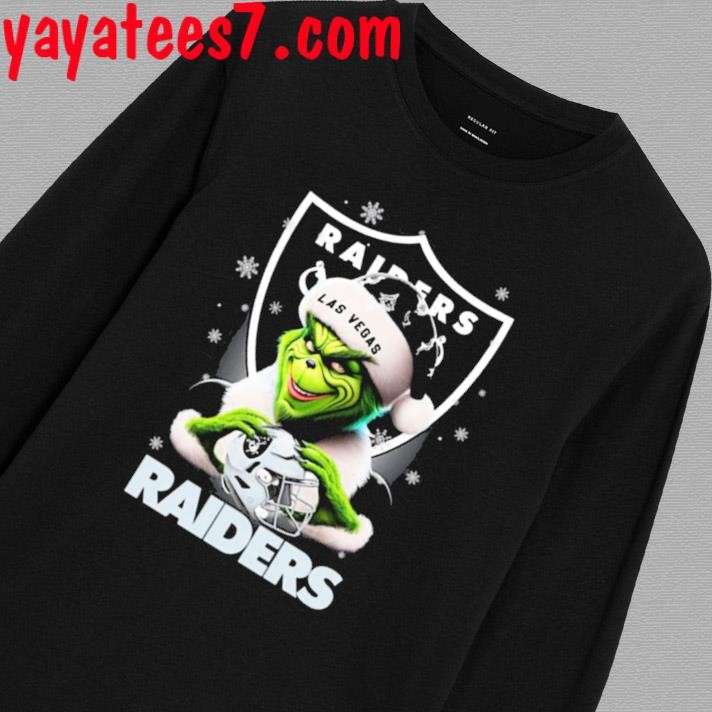 Official Santa Grinch Love Las Vegas Raiders Christmas Shirt, hoodie,  sweater and long sleeve