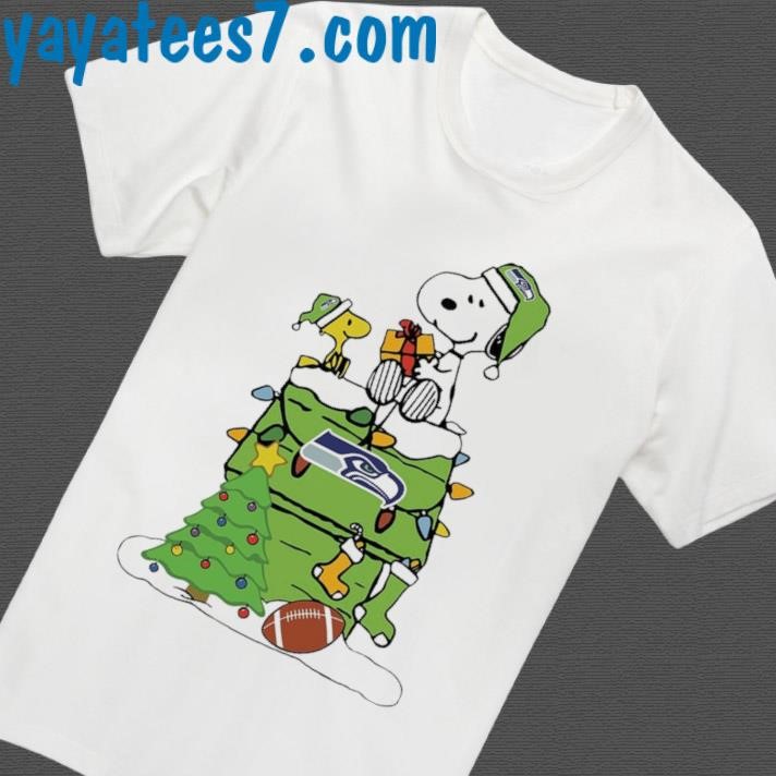 Seattle Seahawks Santa Snoopy Merry Christmas Sweatshirt