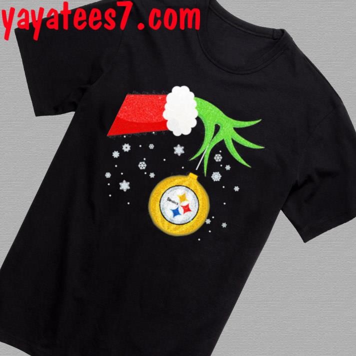 The Grinch Ornament Pittsburgh Steelers Christmas Sweatshirt