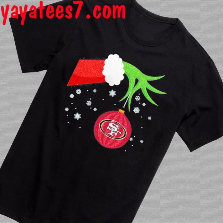The Grinch Ornament San Francisco 49ers Christmas Sweatshirt