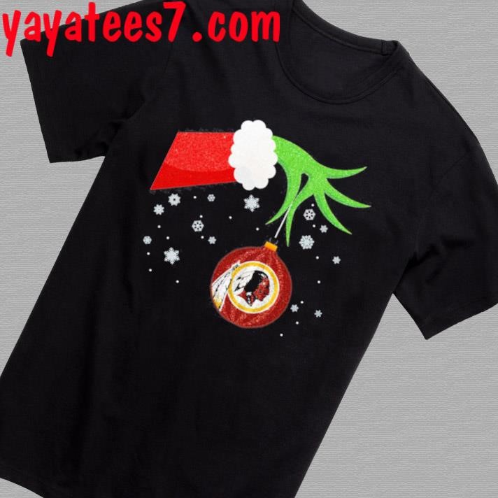 The Grinch Ornament Washington Redskins Christmas Sweatshirt