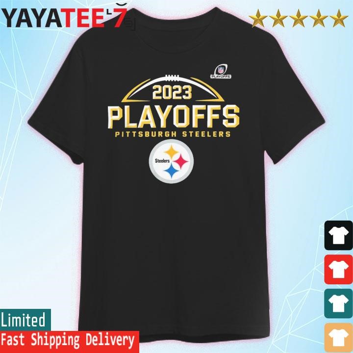 Official 2023 2024 NFL Playoffs Pittsburgh Steelers Logo Shirt Hoodie   Official 2023 2024 NFL Playoffs Pittsburgh Steelers Logo Shirt T Shirt 