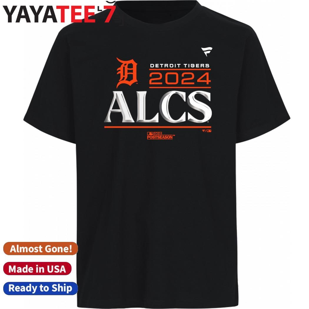 Design Detroit Tigers 2024 ALCS Division Series Winner Locker Room T-Shirt