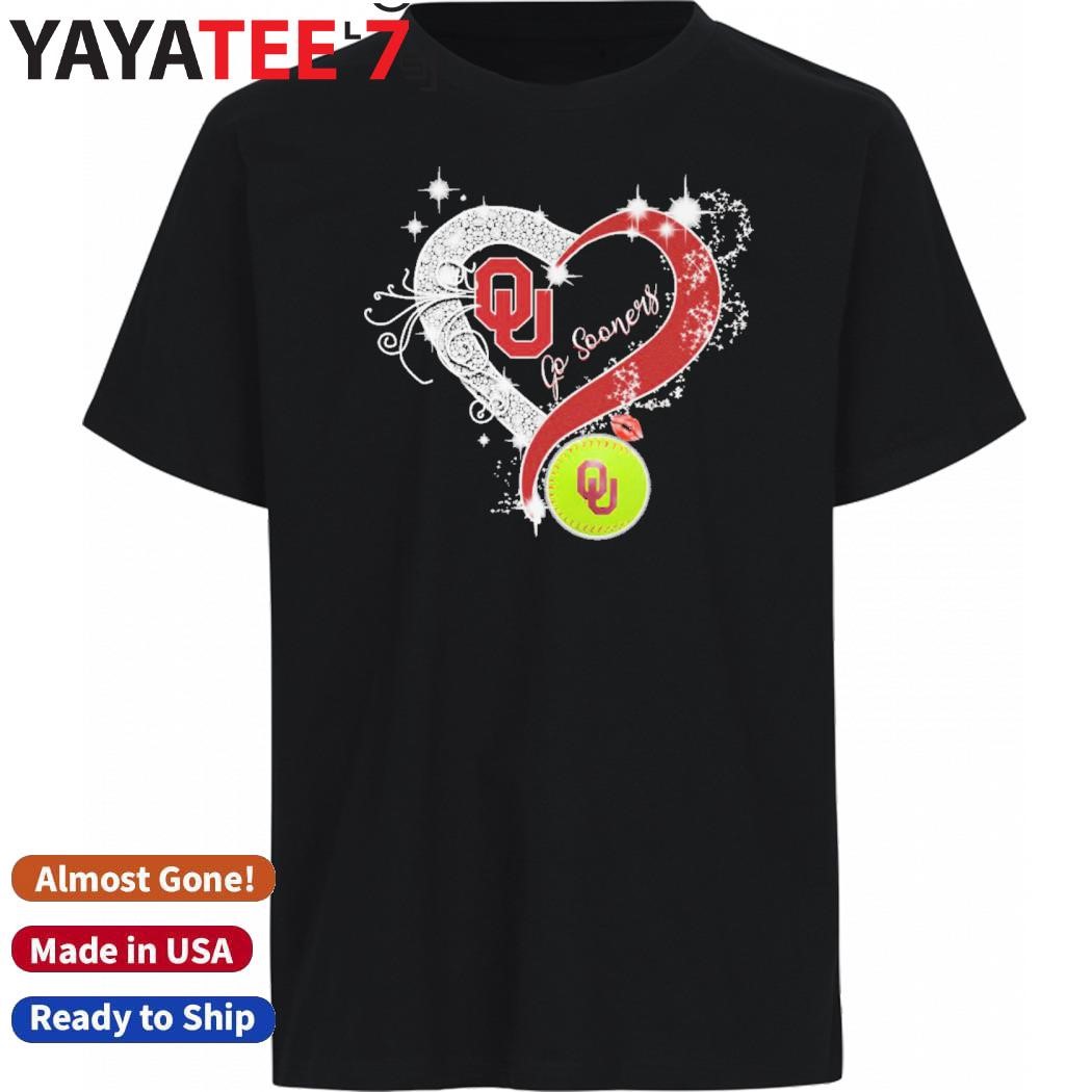 Design Oklahoma Sooners Logo Heart Let's Go Sooners Shirt