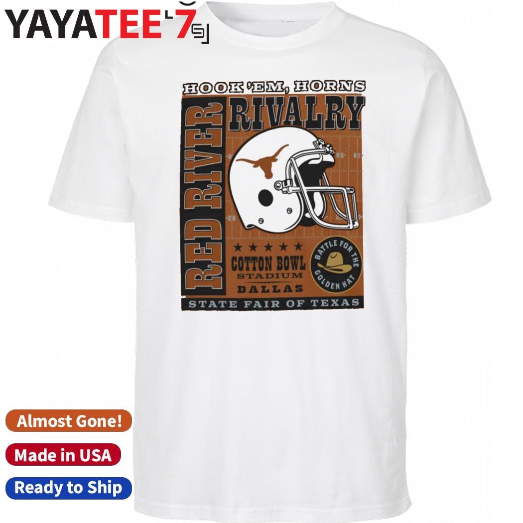 Design Texas Orange Texas Longhorns 2024 Red River Rivalry Slogan T-Shirt