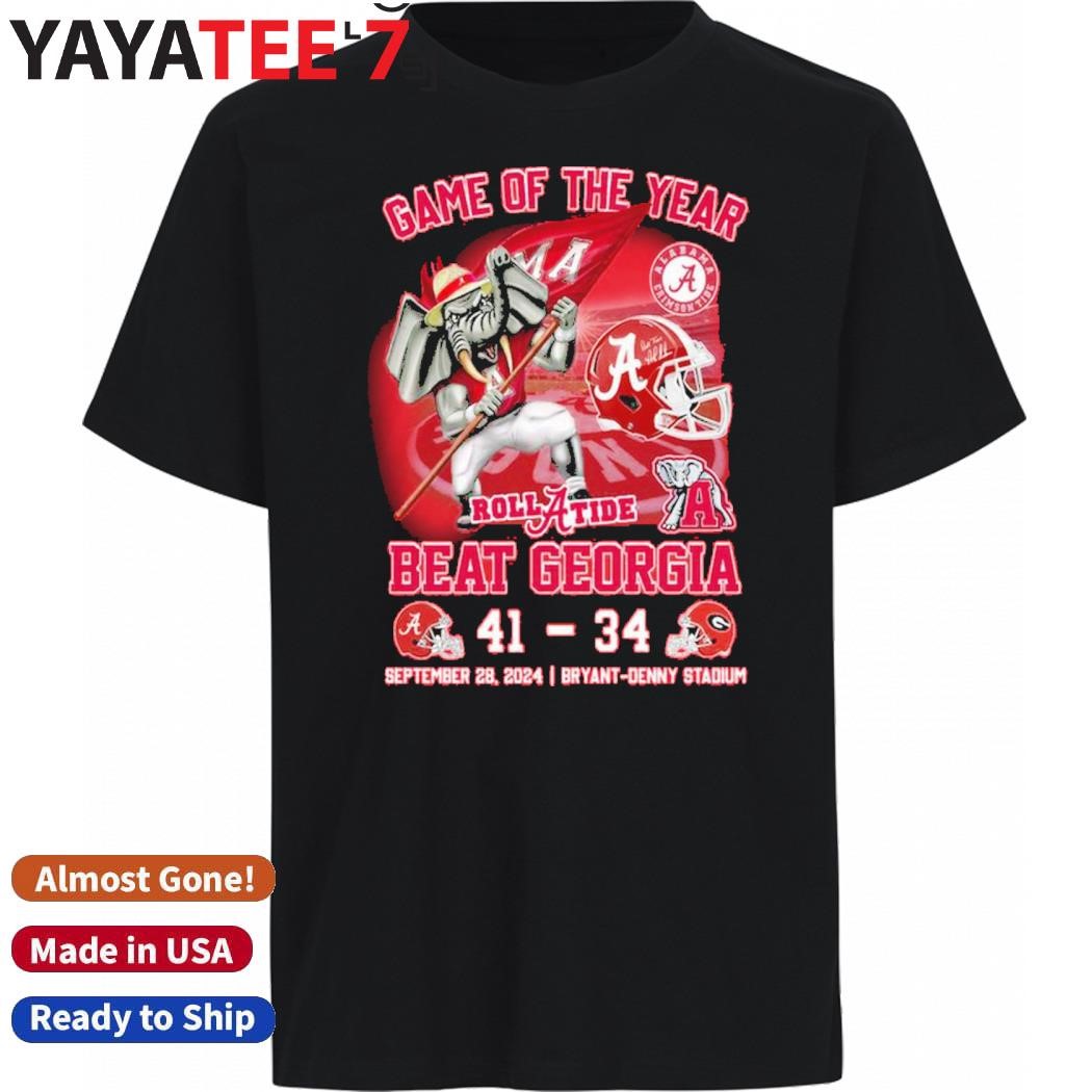 Official Alabama Crimson Tide Beat Georgia Bulldogs Game Of The Year 2024 Shirt