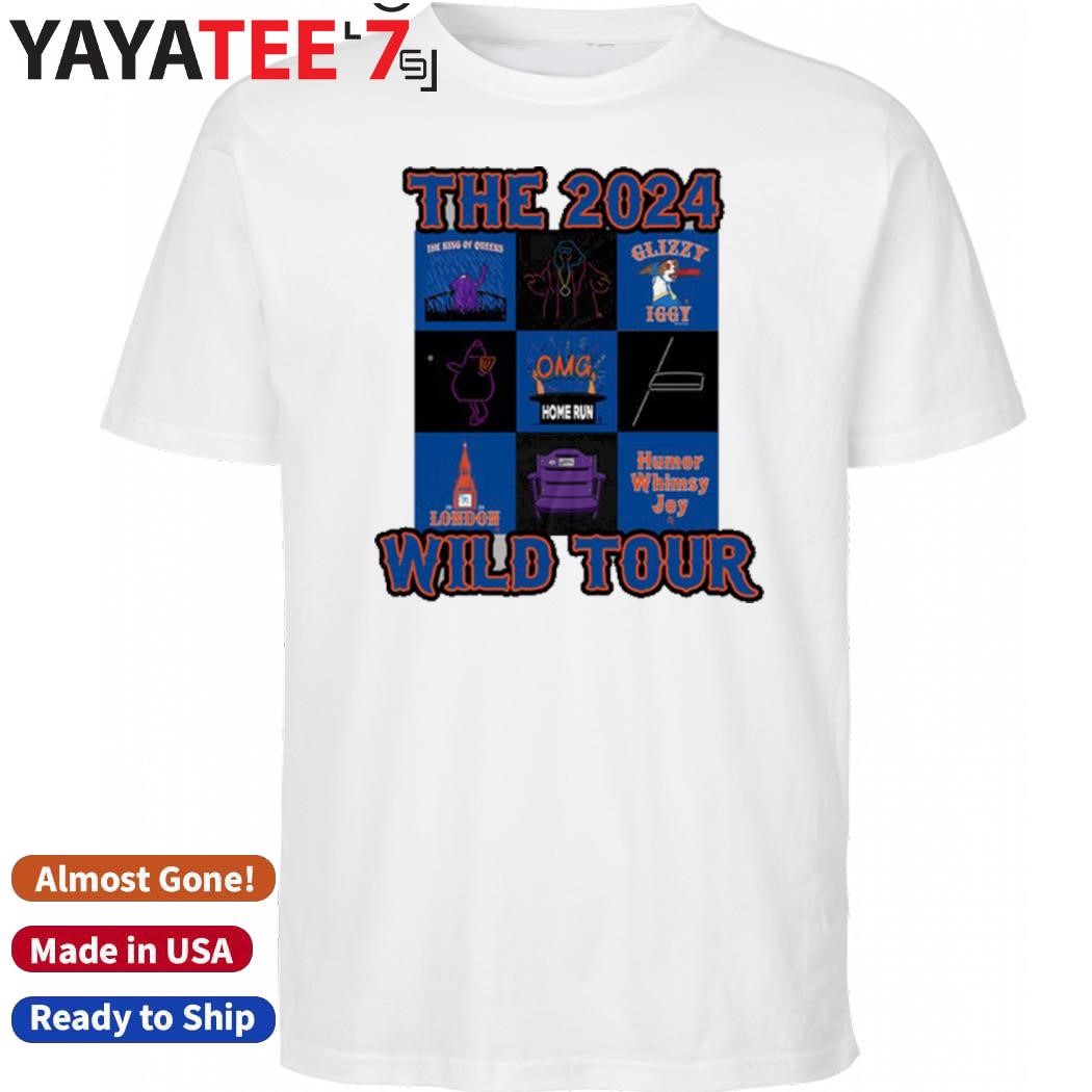 Official New York Mets The 2024 Wild Tour T-Shirt