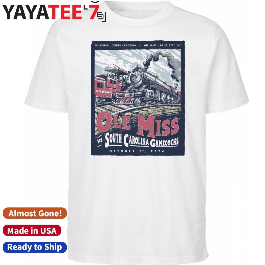 Official Ole Miss vs. South Carolina October 5, 2024 Game Day T-Shirt