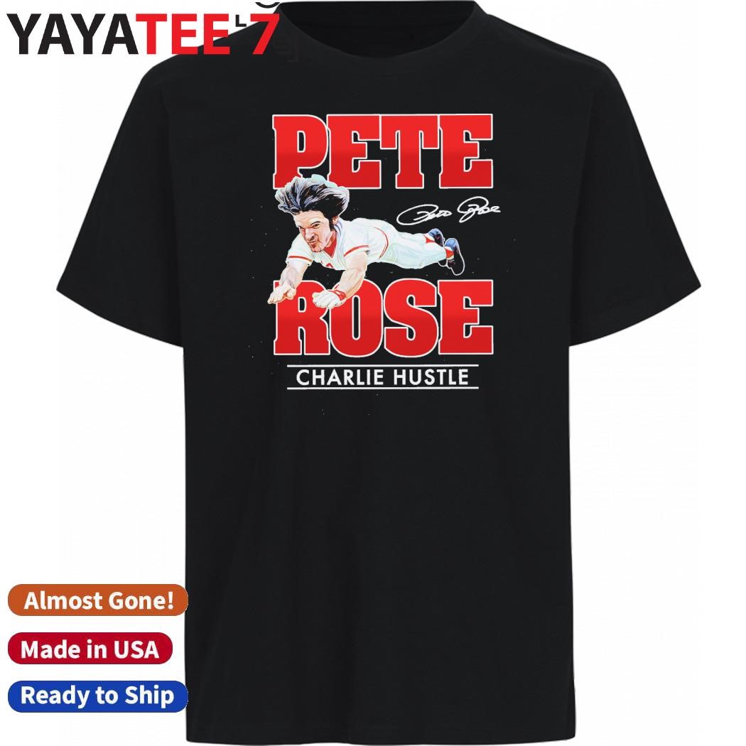 Official Pete Rose Hall of Heroes Cincinnati Reds Shirt