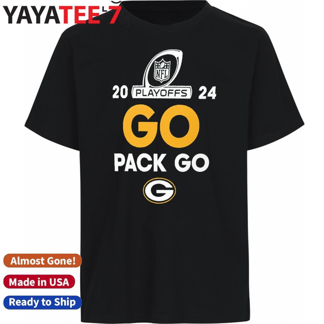 Original Green Bay Packers 2024 NFL Playoffs Go Pack Go T-Shirt