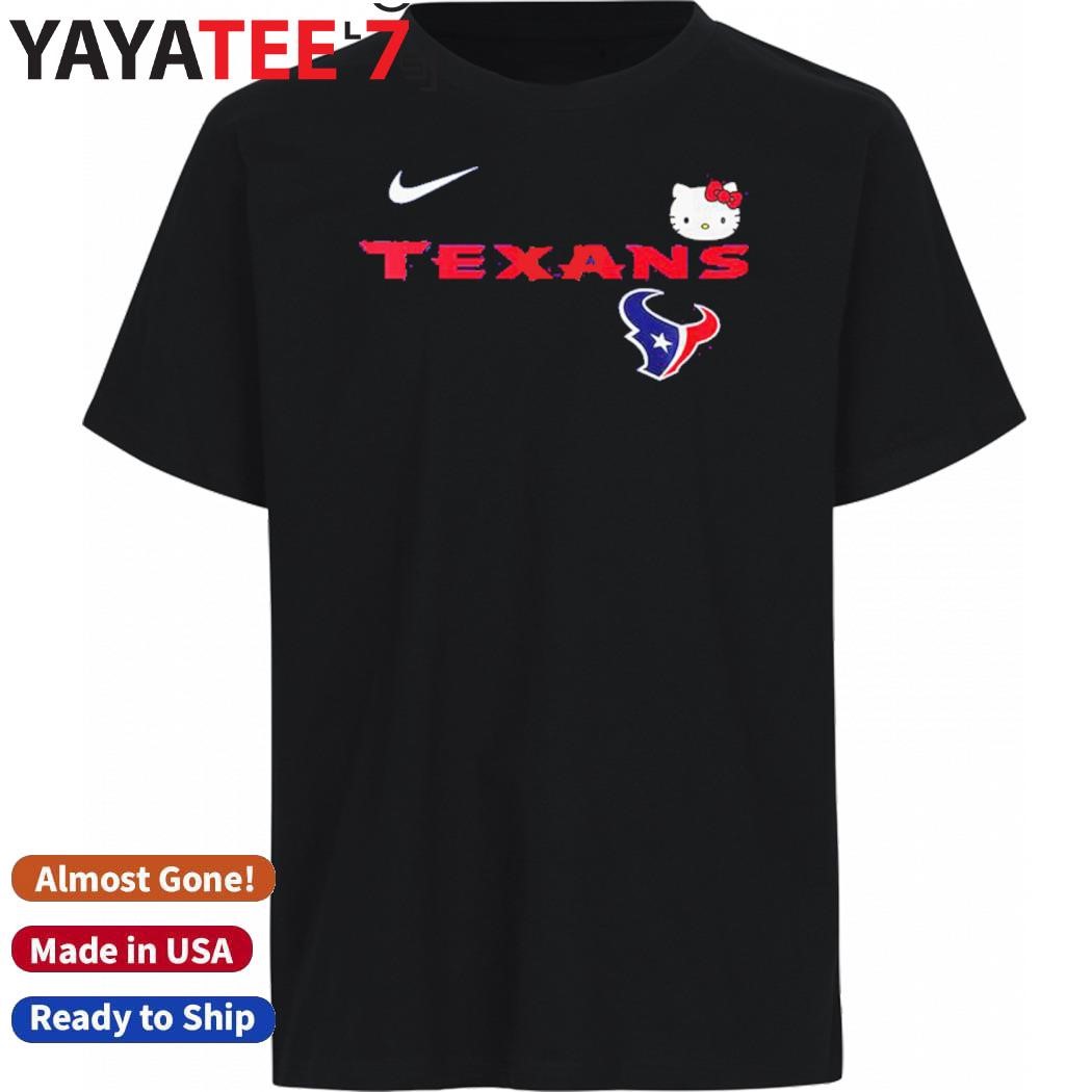 Original Houston Texans X Nike Hello Kitty Football Gameday Logo Shirt