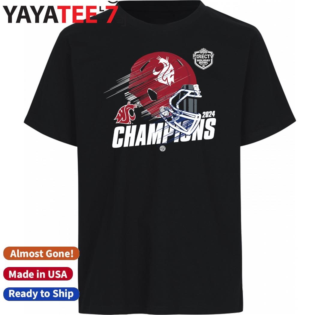 Top Washington State Cougars 2024 Directv Holiday Bowl Champions Shirt